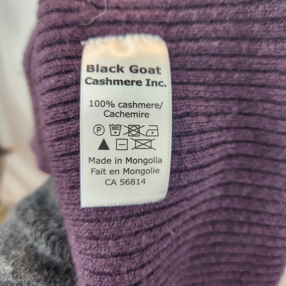 Black Goat Cashmere dress size L in EUC - Picture 3 of 9